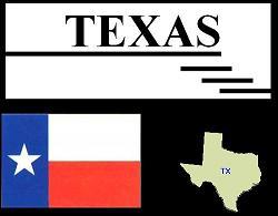 Texas' Flag & Map