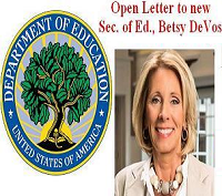 DOE seal & SecOfEd DeVos