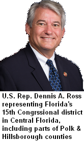 U.S. Rep. Dennis A. Ross (F-FL-15th)